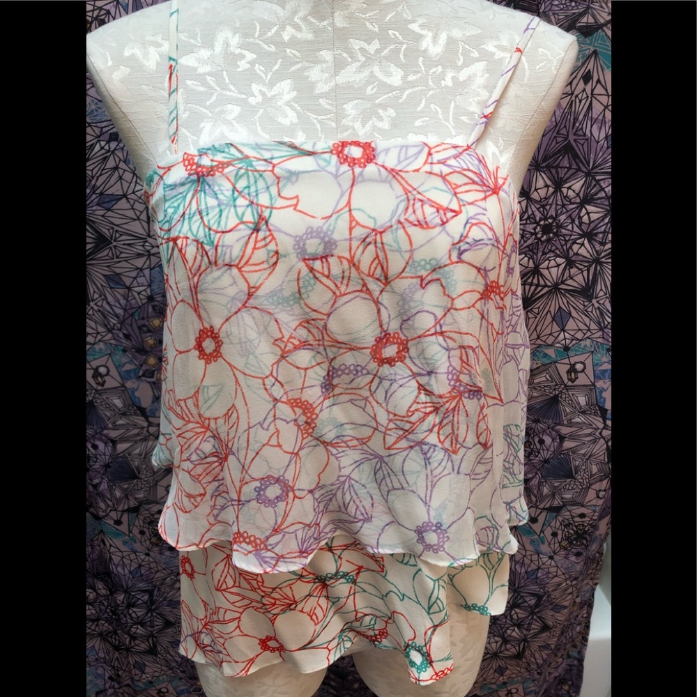 Maeve by Anthropologie 100% silk dressy tank